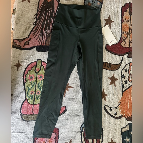 Lululemon Align High Rise Pant 25” Legacy Green NWT Size 6 - Picture 4 of 7